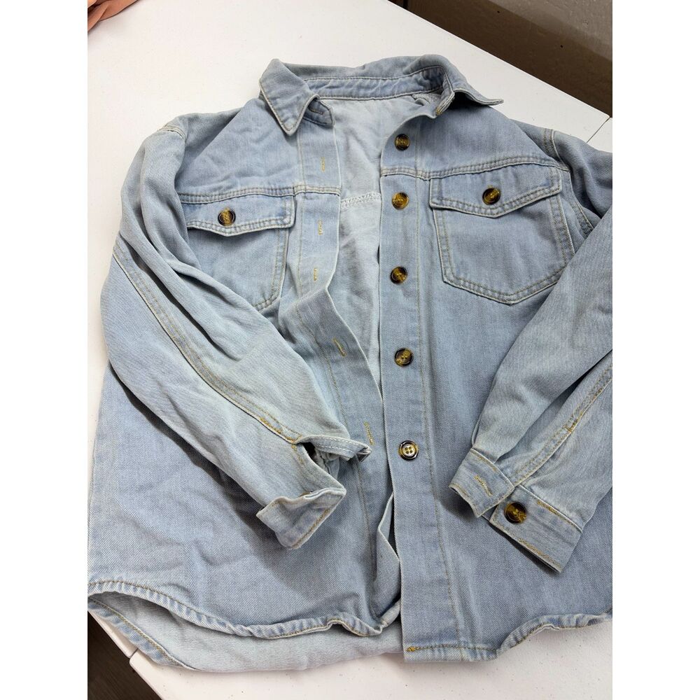 NWOT Women's Jean Jacket size Large